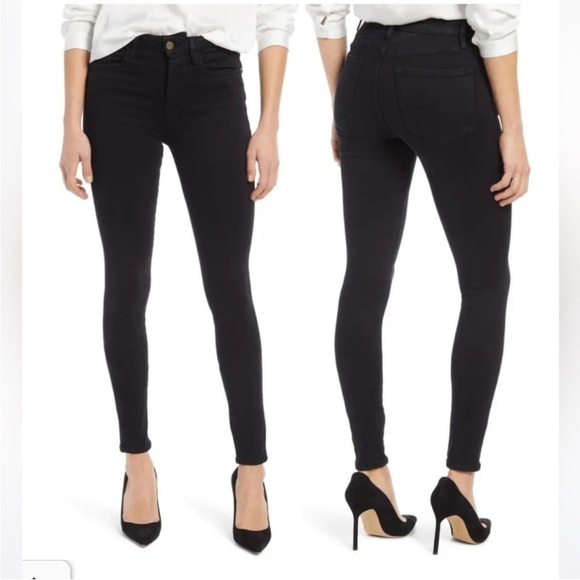 FRAME Women's Le One Skinny Jeans
Black Size 2 - Retail $218 - Picture 5 of 11